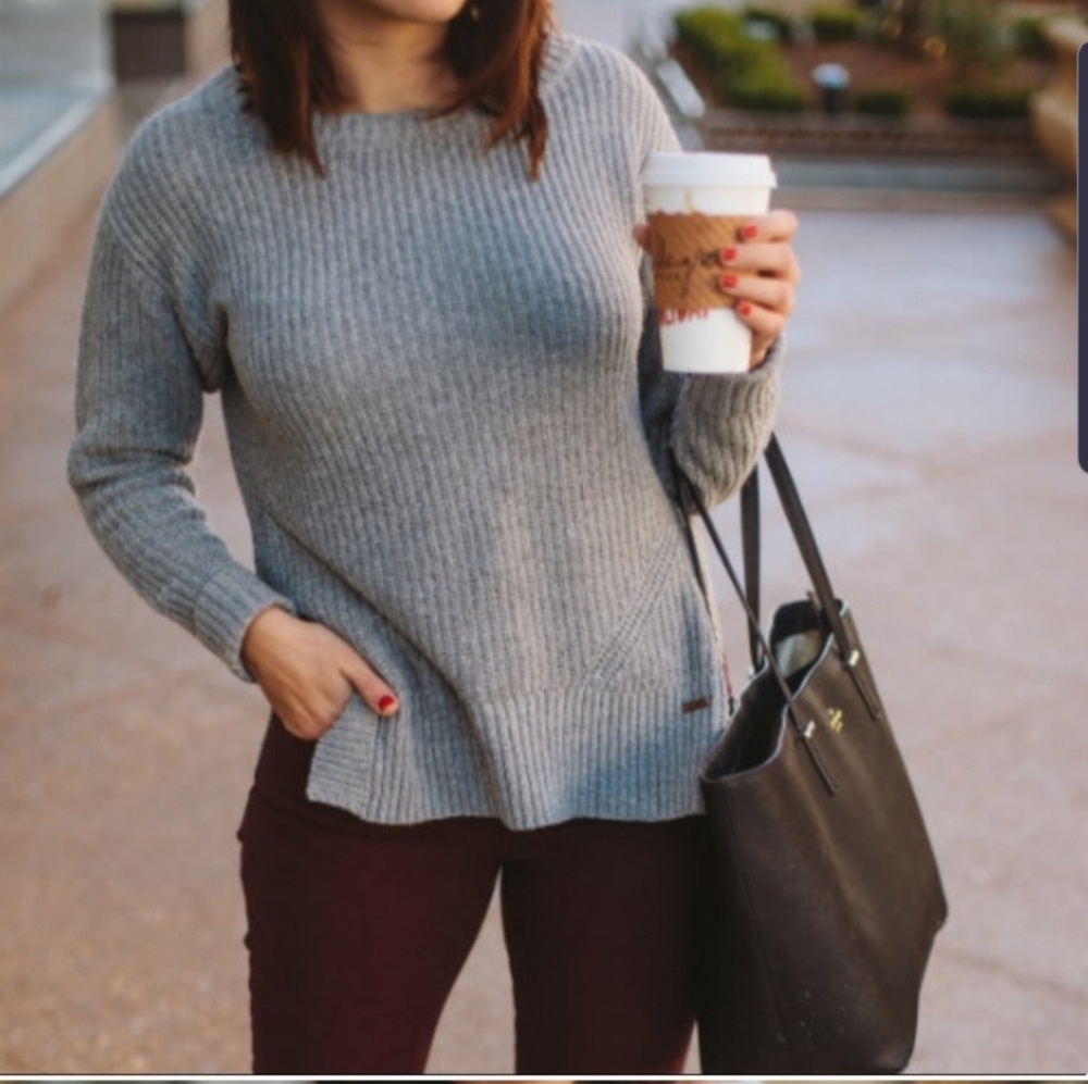 Toms Split Grey Sweater